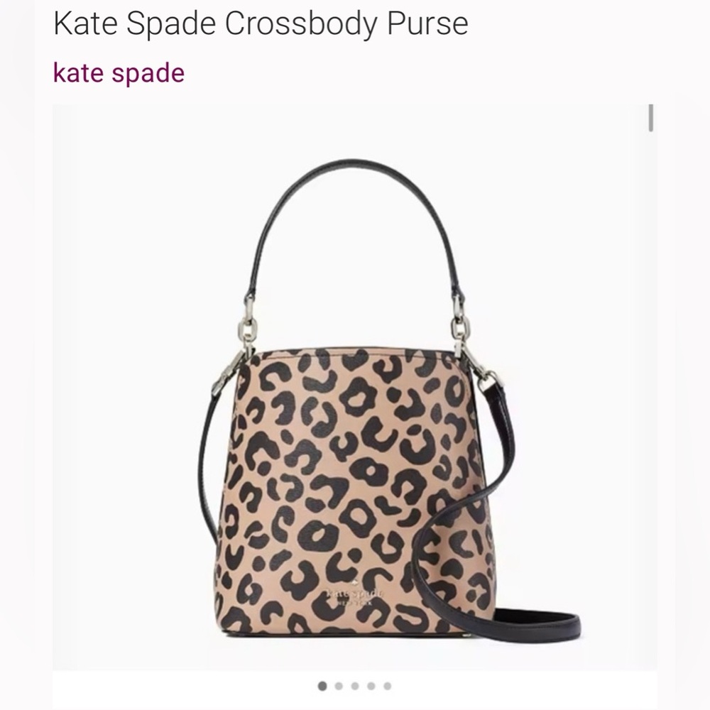 Kate Spade Darcy Leopard Bucket Bag
